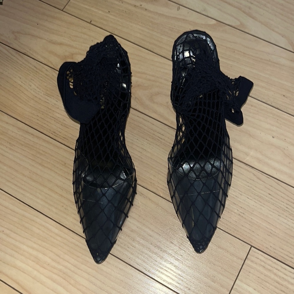 Fashion Nova Clear Ankle Length Heels. Size 8.5. Never Worn.